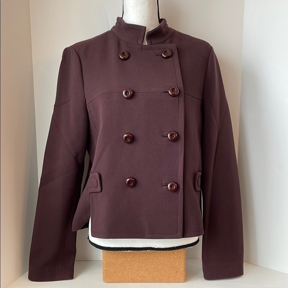 Rachel Roy | Women's Double-Breasted Jacket in plum